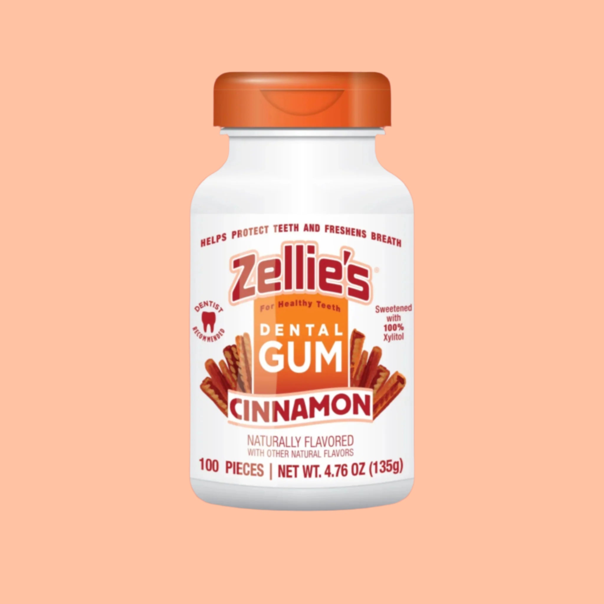 CINNAMON Xylitol Dental Gum