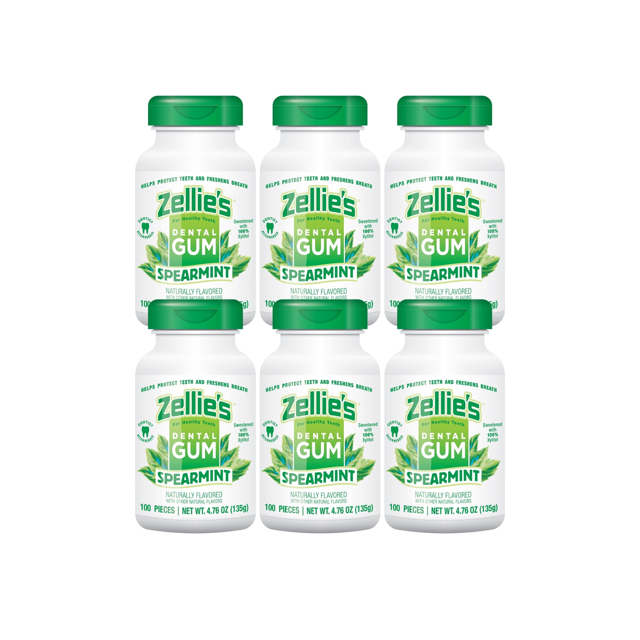 SPEARMINT Xylitol Dental Gum