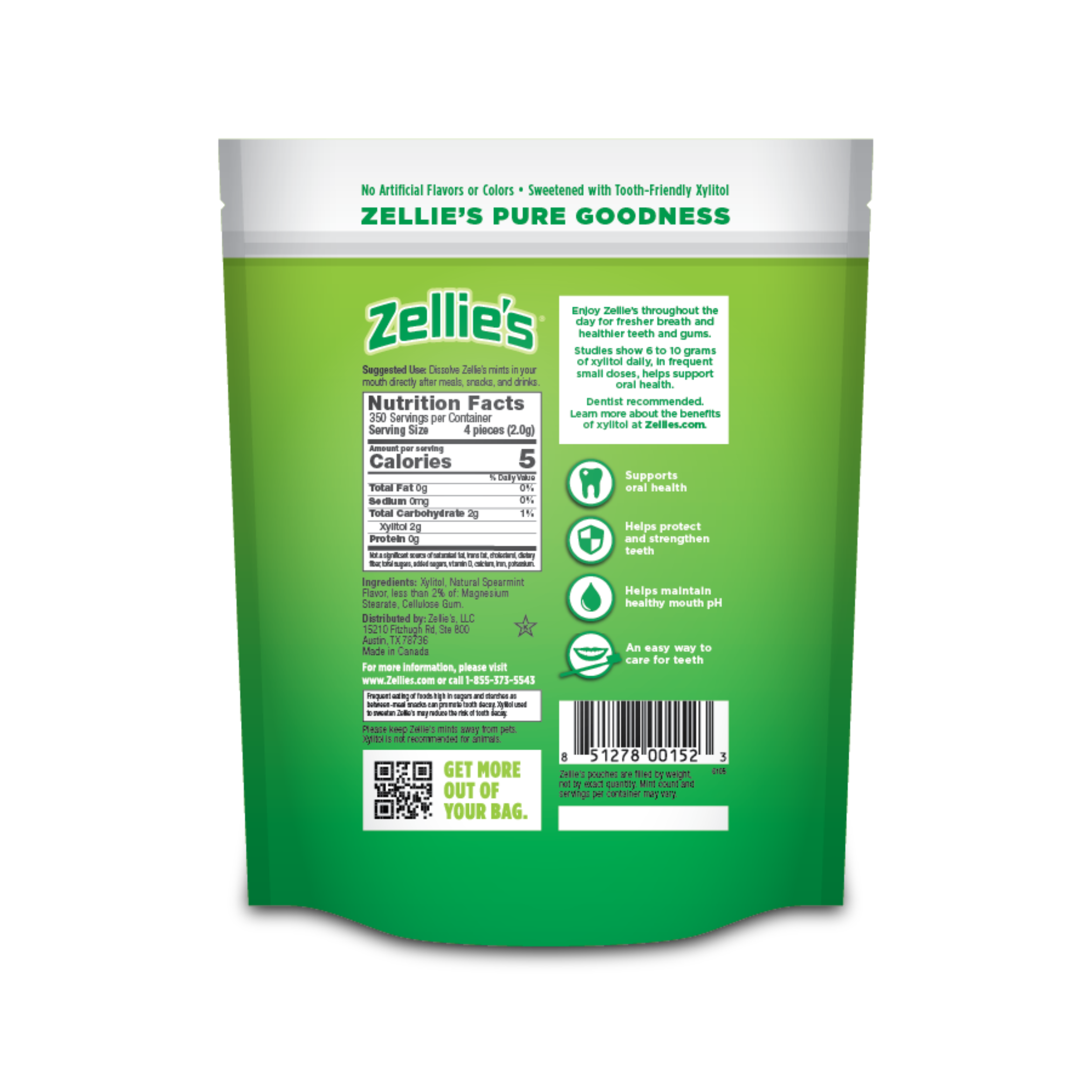 SPEARMINT Xylitol Dental Mints