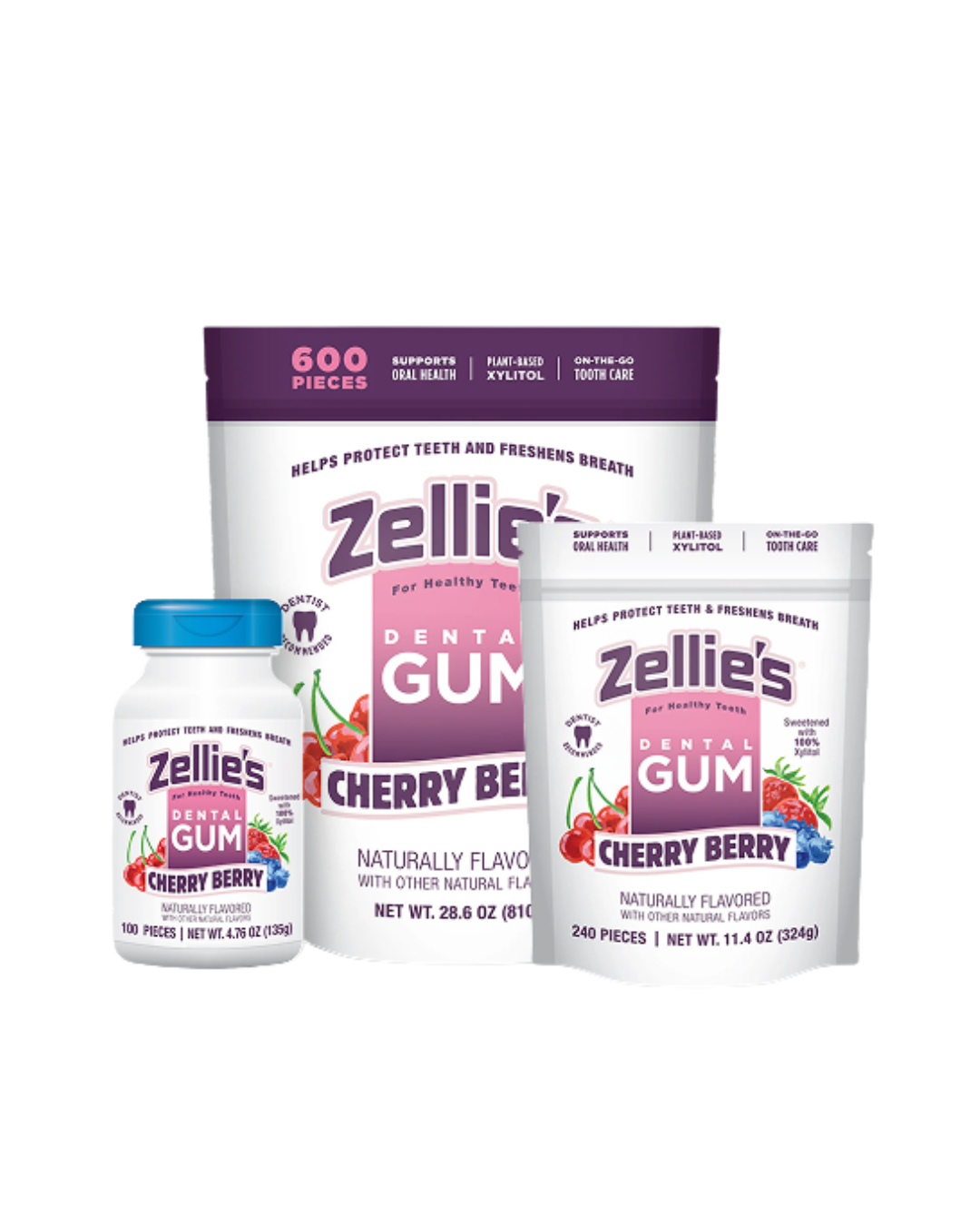 CHERRY BERRY Xylitol Dental Gum