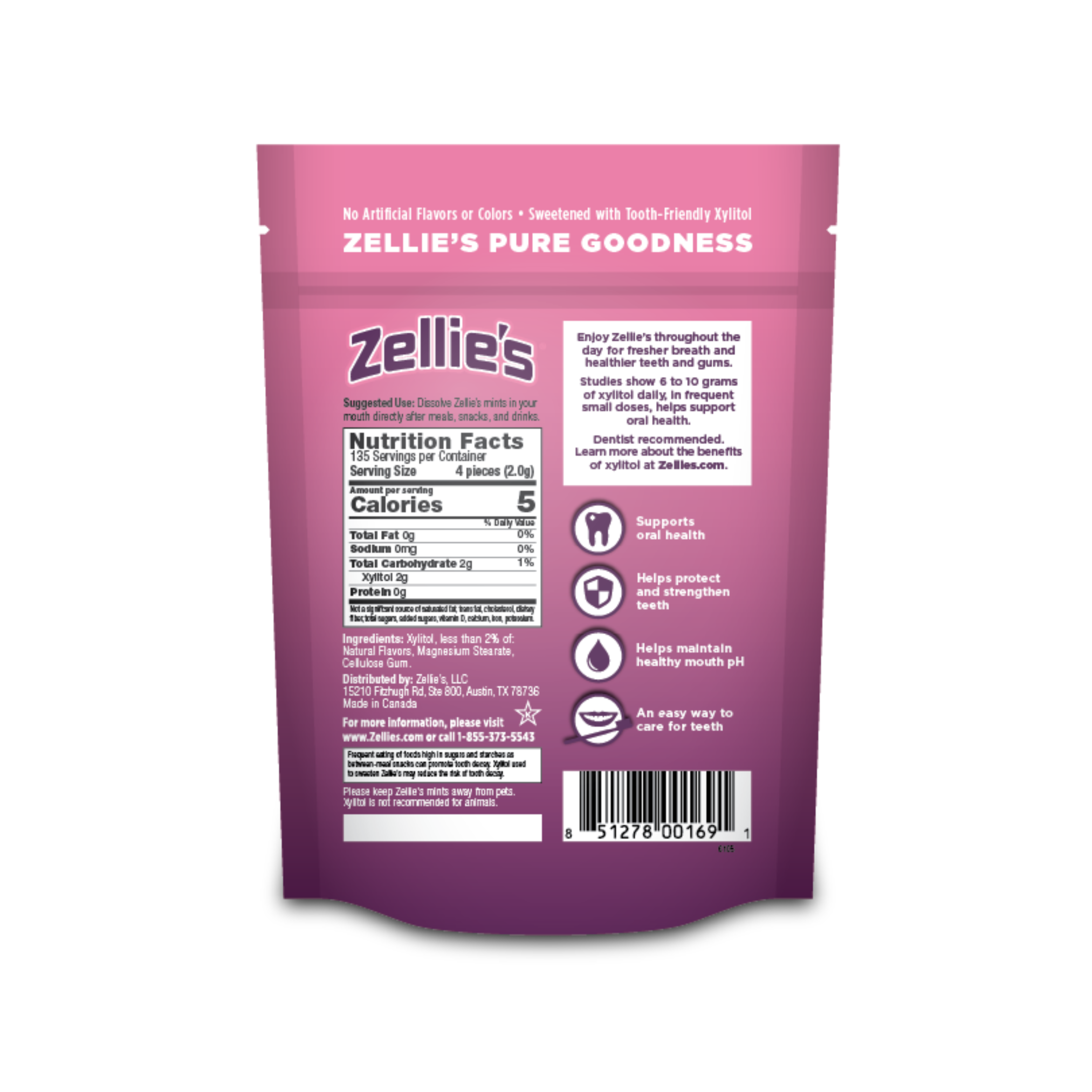 CHERRY BERRY Xylitol Dental Mints