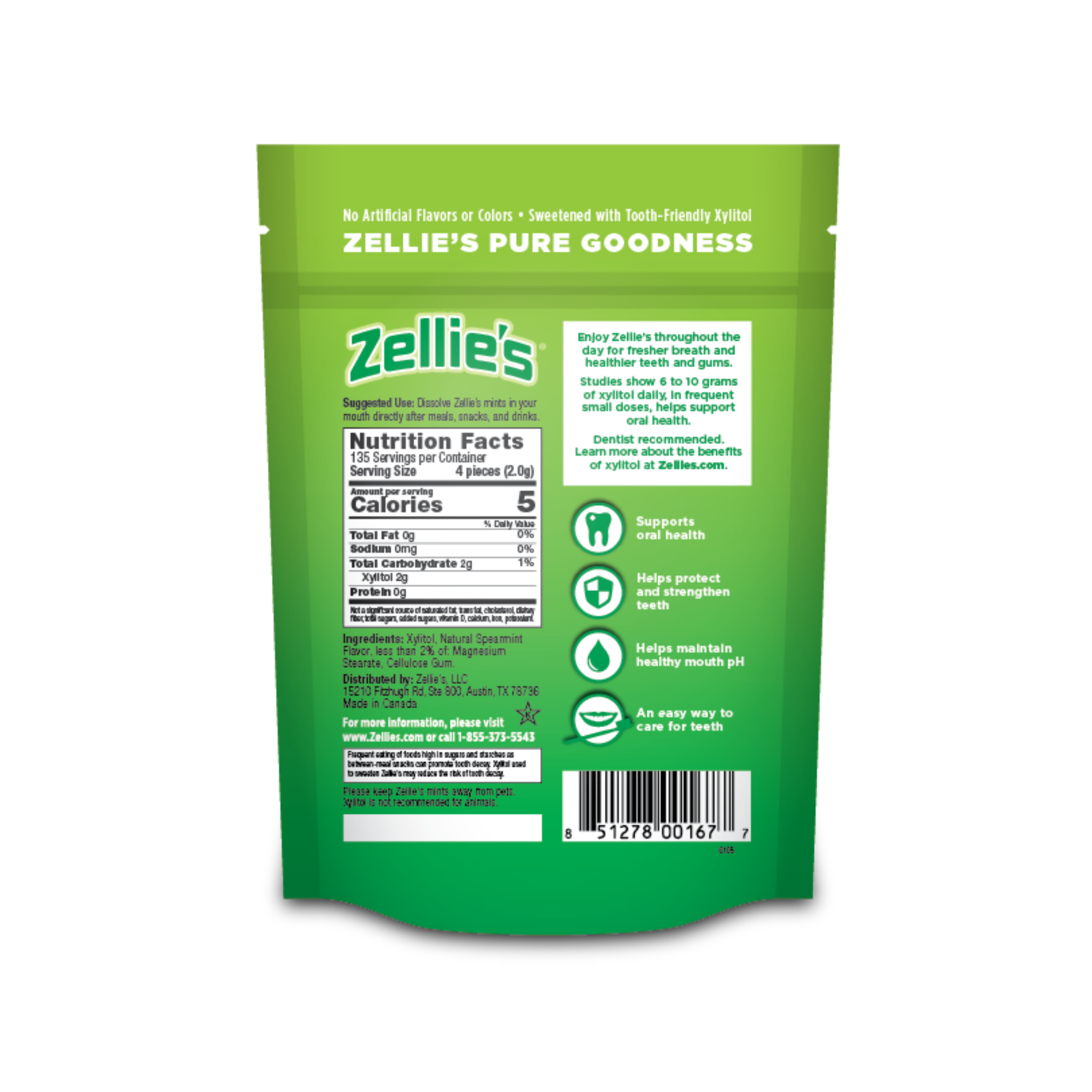 SPEARMINT Xylitol Dental Mints